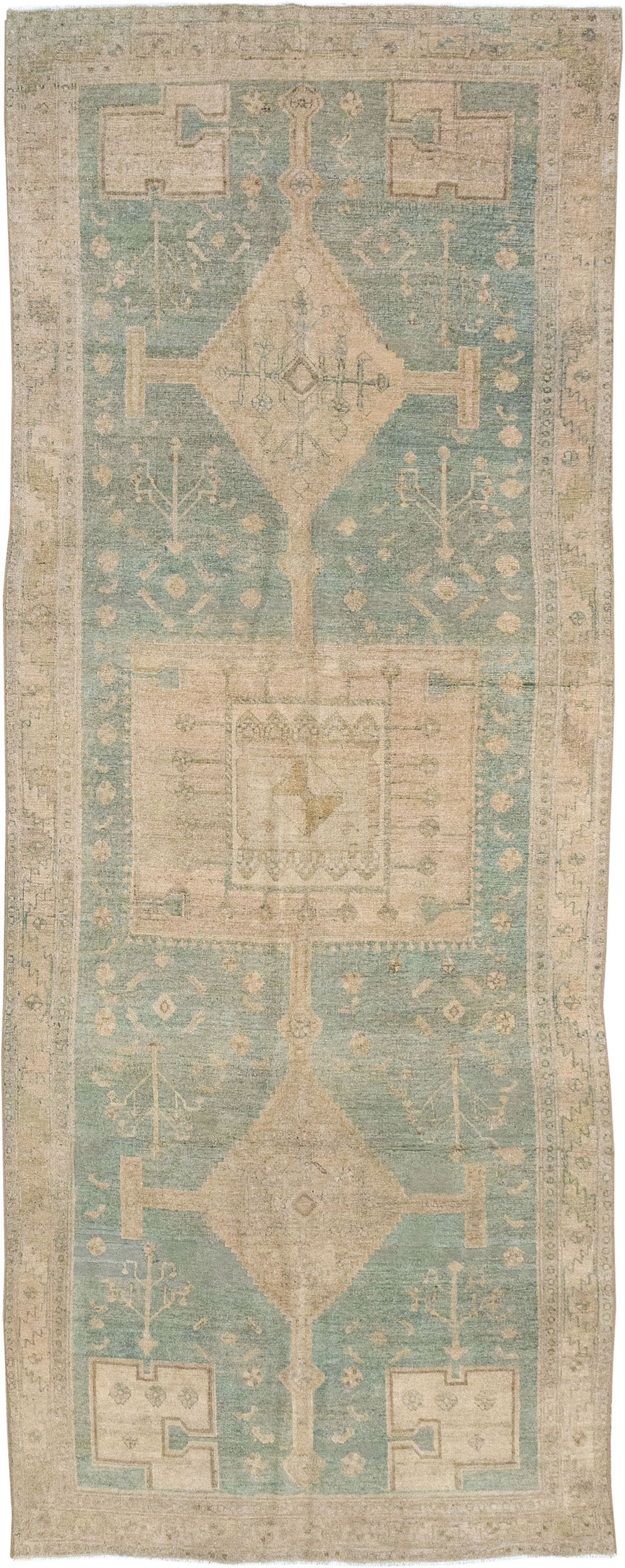 Antique Persian Bidjar Runner, No.31670 - Galerie Shabab