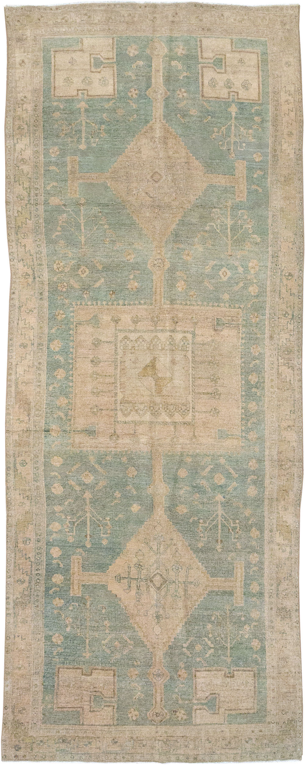 Antique Persian Bidjar Runner, No.31670 - Galerie Shabab