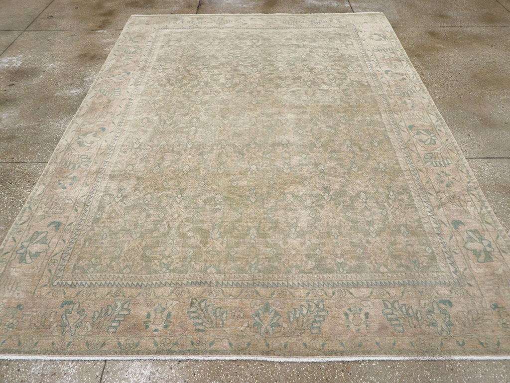 Antique Persian Malayer Small Room Size Carpet, No.31672 - Galerie Shabab