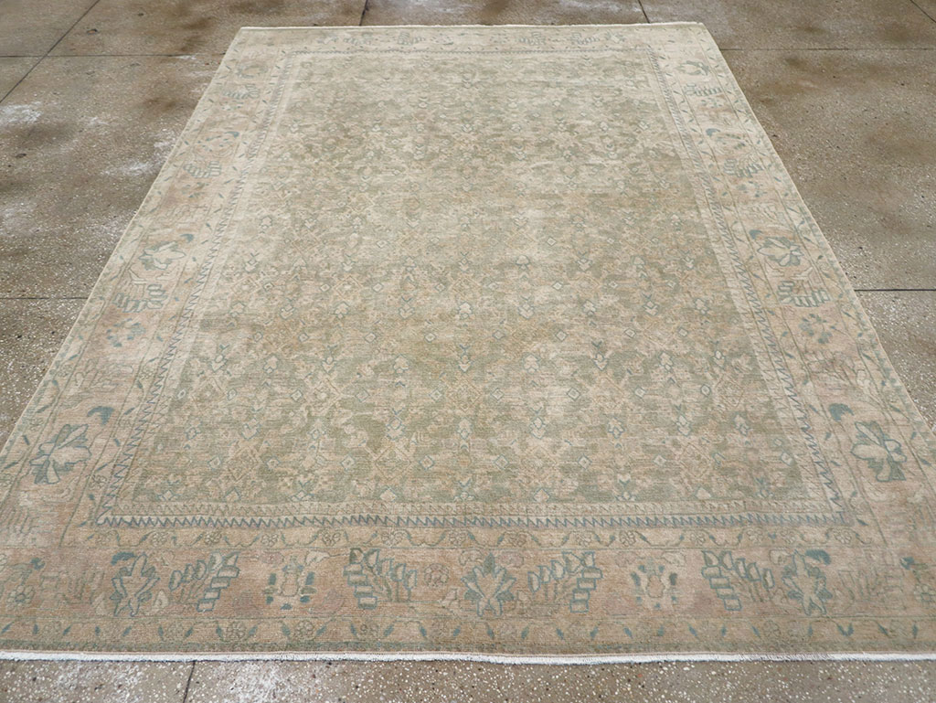 Antique Persian Malayer Small Room Size Carpet, No.31672 - Galerie Shabab