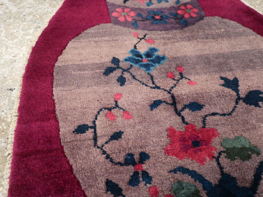 Vintage Chinese Deco Rug, No.31679 - Galerie Shabab