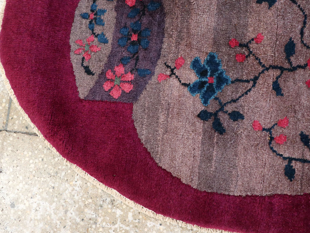 Vintage Chinese Deco Rug, No.31679 - Galerie Shabab