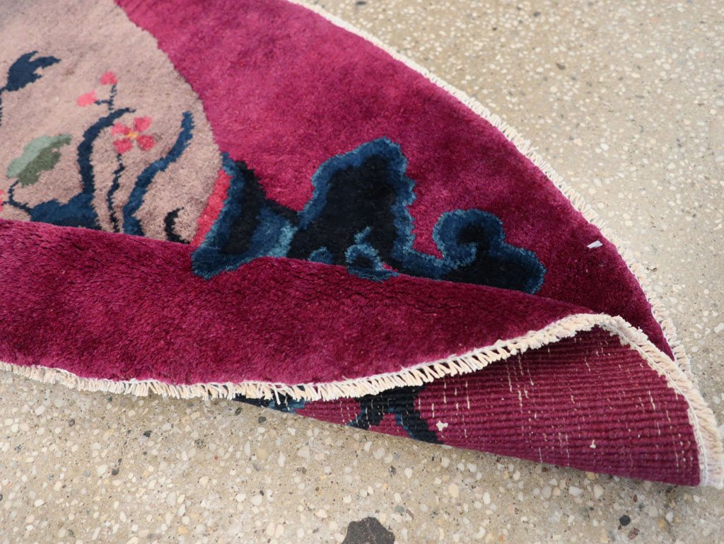 Vintage Chinese Deco Rug, No.31679 - Galerie Shabab