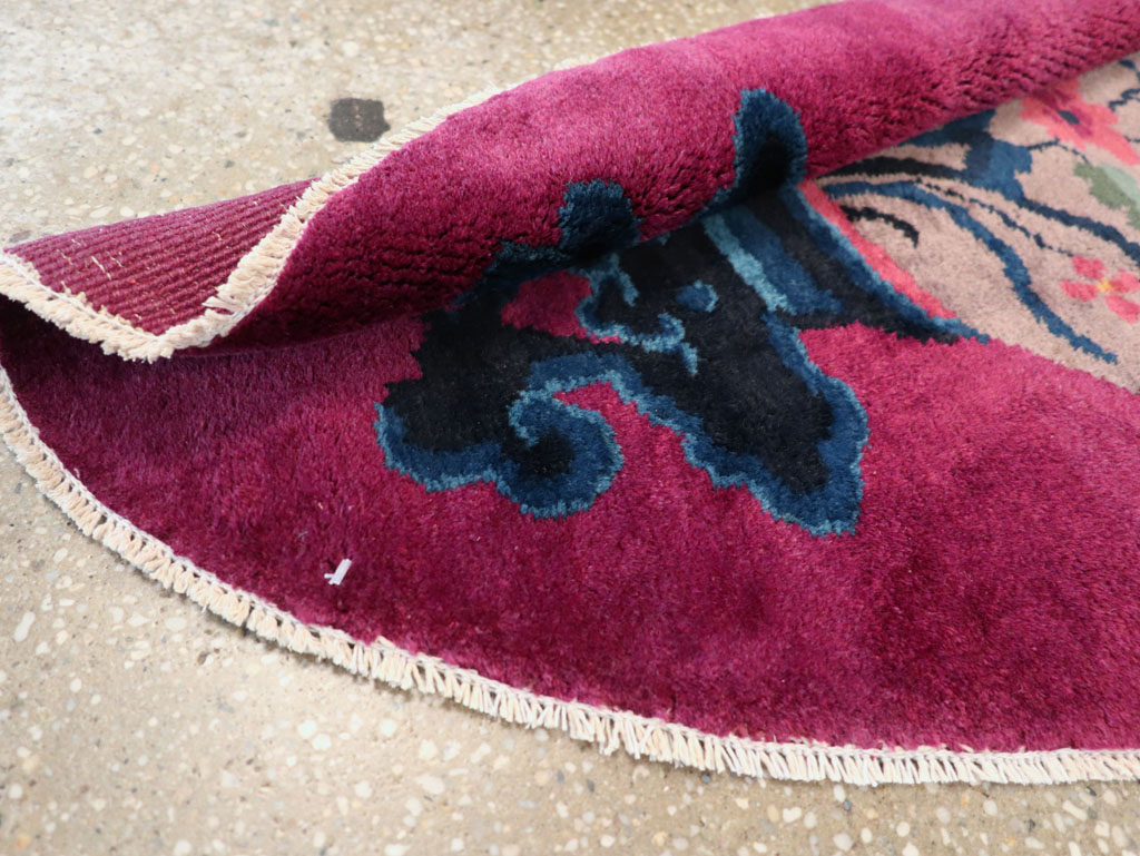 Vintage Chinese Deco Rug, No.31679 - Galerie Shabab