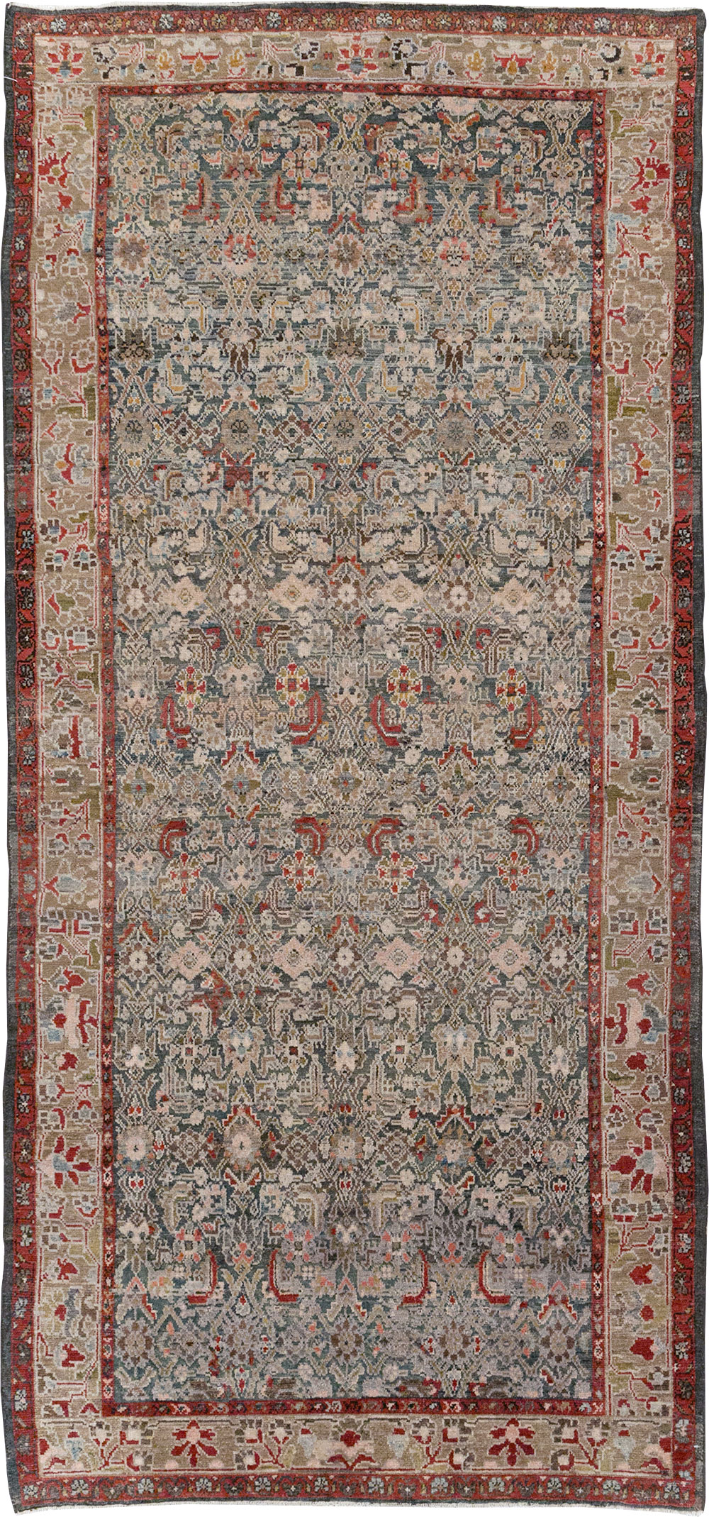 Antique Persian Malayer Gallery Rug, No.31680 - Galerie Shabab