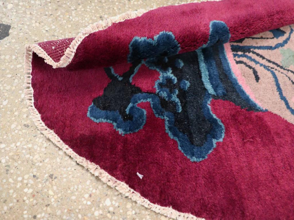 Vintage Chinese Deco Rug, No.31682 - Galerie Shabab