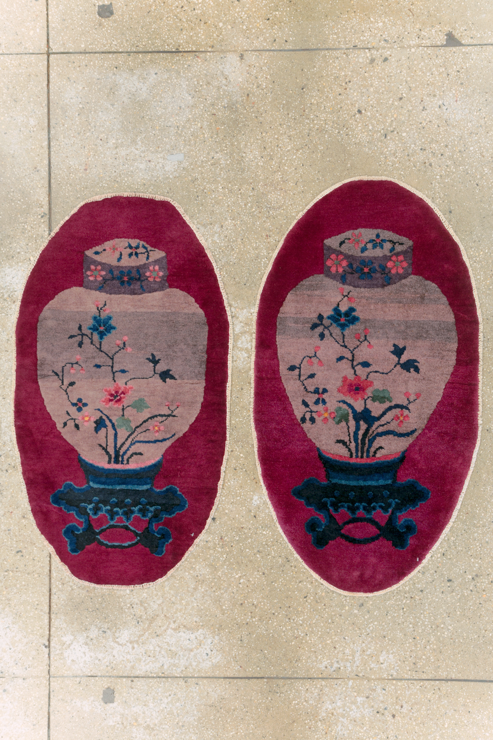 Vintage Chinese Deco Rug, No.31682 - Galerie Shabab