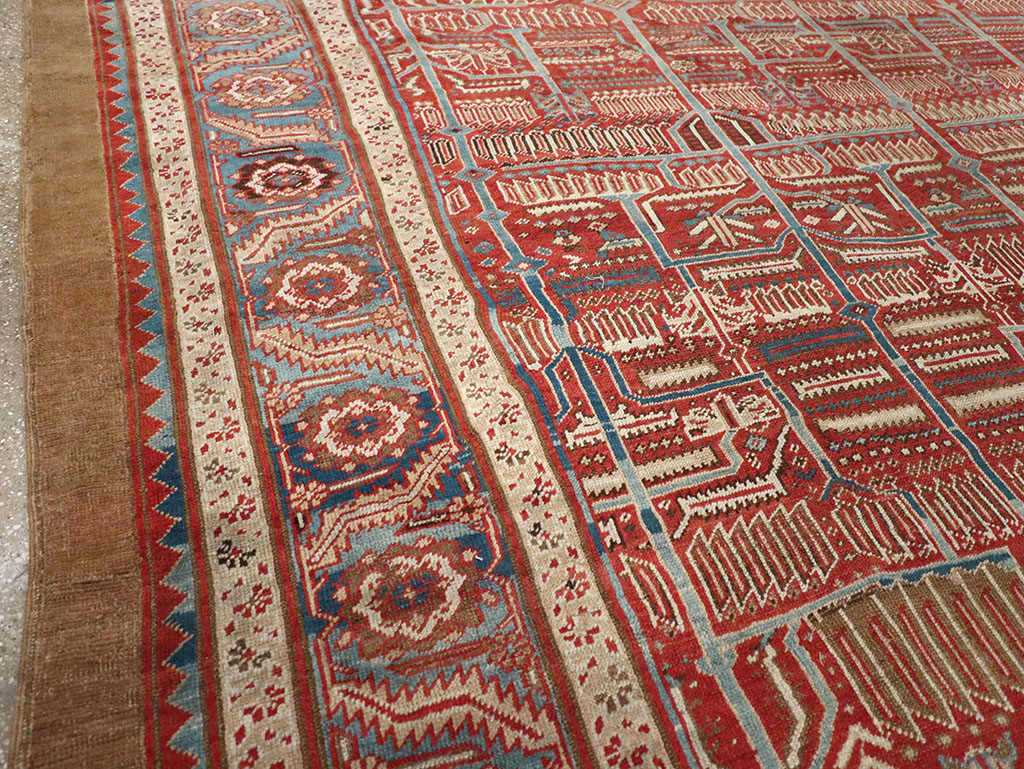 Antique Persian Bakshaish Room Size Carpet, No.31686 - Galerie Shabab