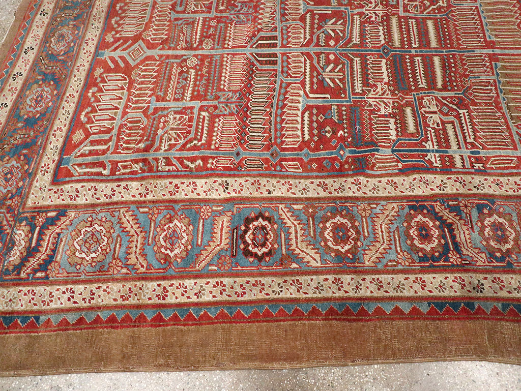 Antique Persian Bakshaish Room Size Carpet, No.31686 - Galerie Shabab