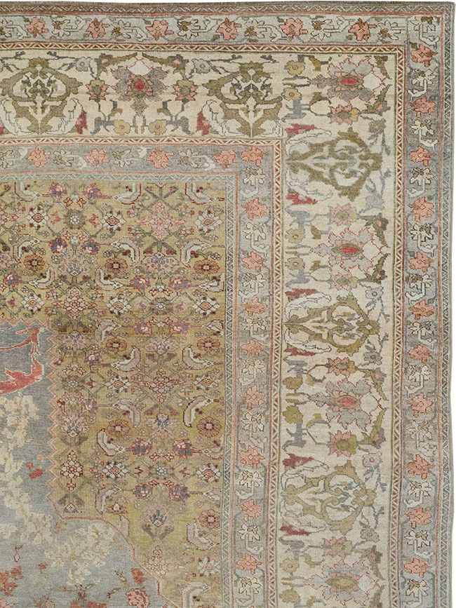 Antique Persian Bidjar Room Size Carpet, No.31694 - Galerie Shabab