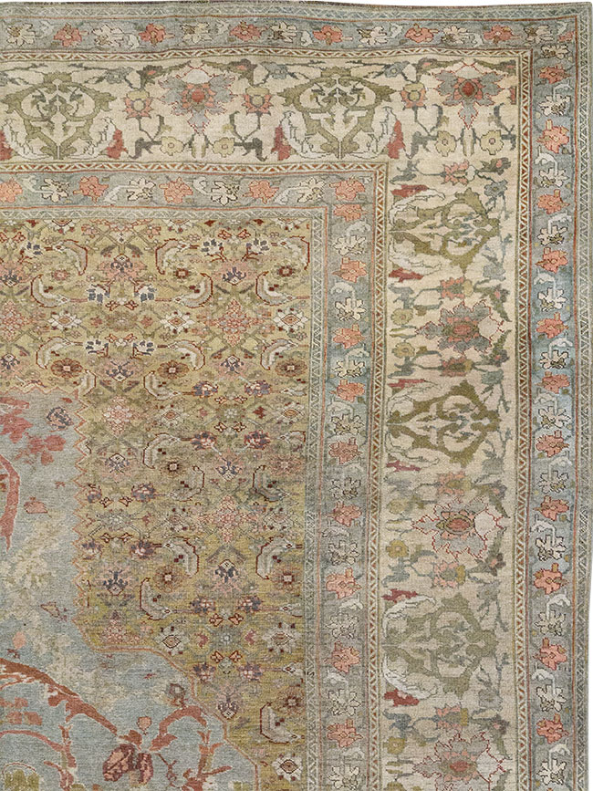Antique Persian Bidjar Room Size Carpet, No.31694 - Galerie Shabab