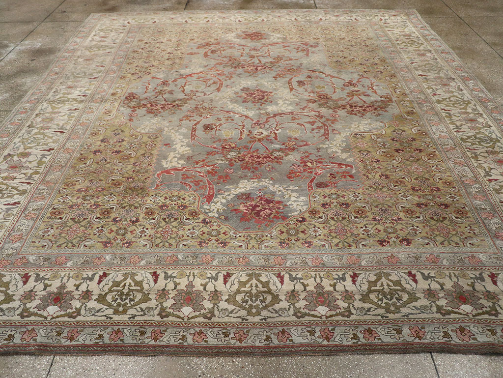 Antique Persian Bidjar Room Size Carpet, No.31694 - Galerie Shabab