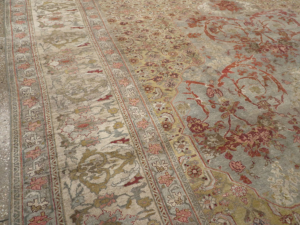Antique Persian Bidjar Room Size Carpet, No.31694 - Galerie Shabab