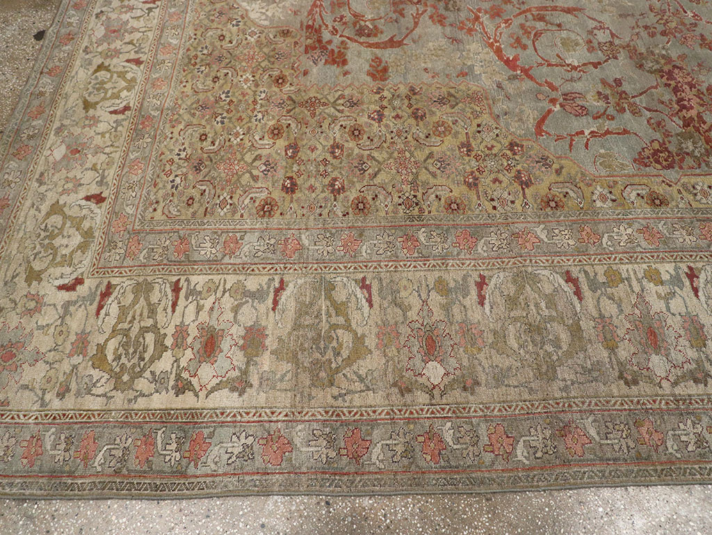 Antique Persian Bidjar Room Size Carpet, No.31694 - Galerie Shabab