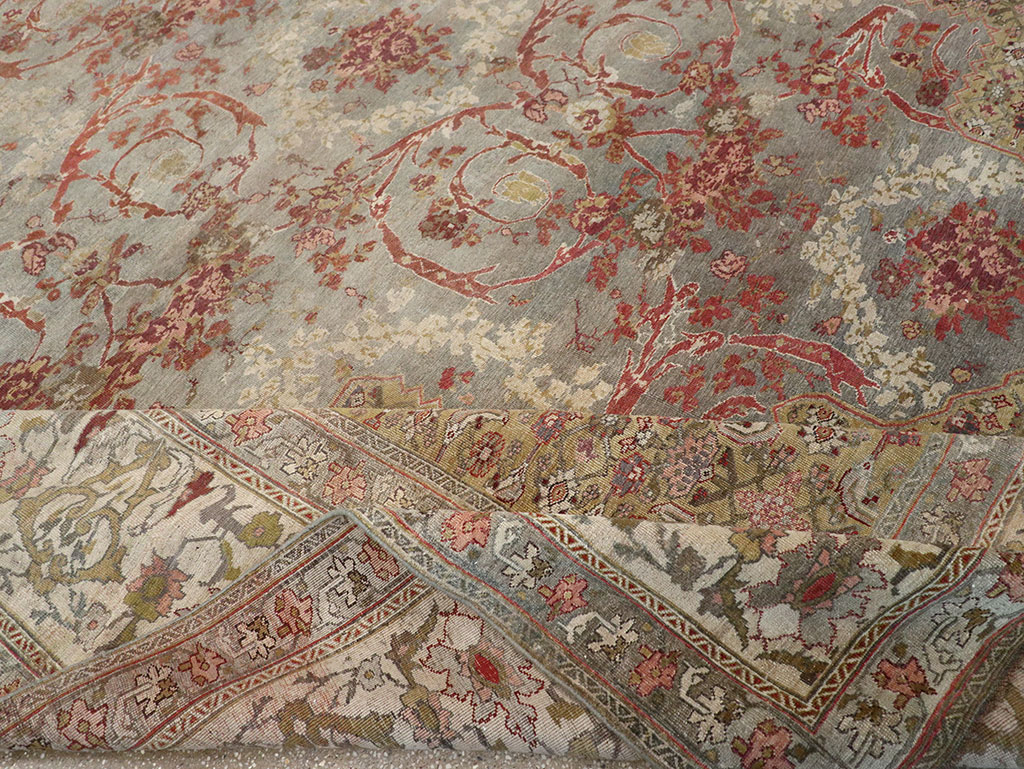 Antique Persian Bidjar Room Size Carpet, No.31694 - Galerie Shabab