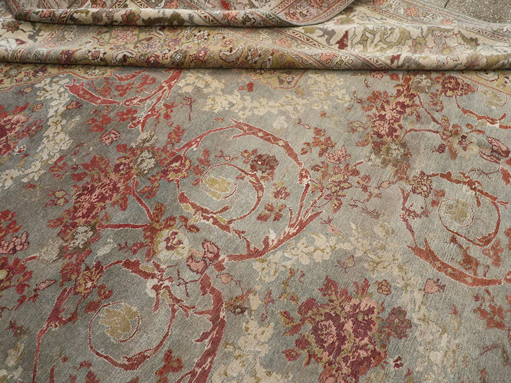 Antique Persian Bidjar Room Size Carpet, No.31694 - Galerie Shabab