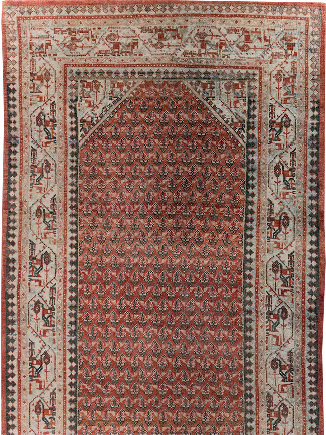 Antique Persian Seraband Long Runner, No.31696 - Galerie Shabab