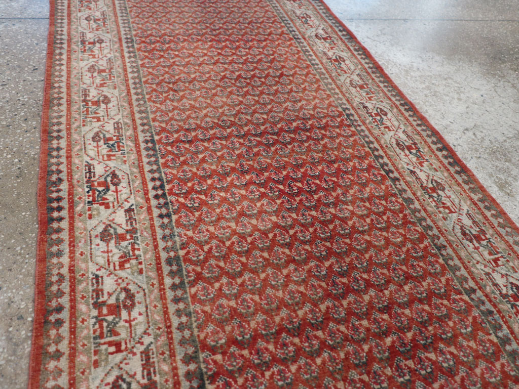 Antique Persian Seraband Long Runner, No.31696 - Galerie Shabab