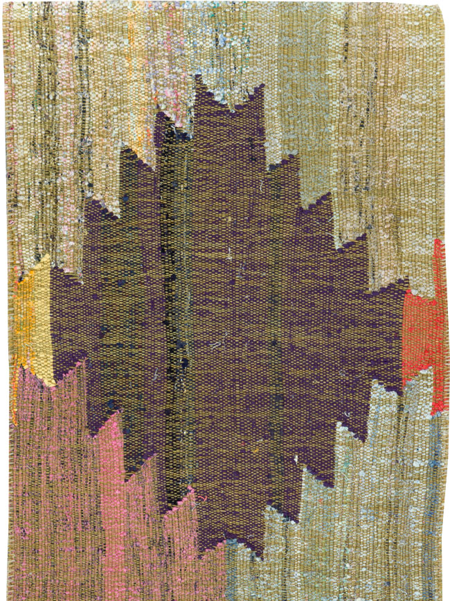 Modern Turkish Flatweave Runner, No.31697 - Galerie Shabab