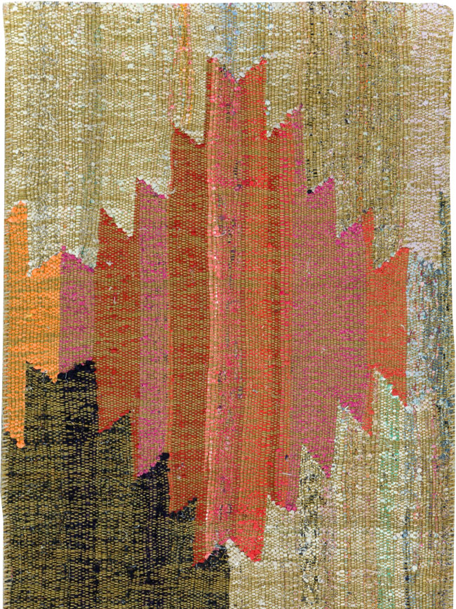 Modern Turkish Flatweave Runner, No.31697 - Galerie Shabab