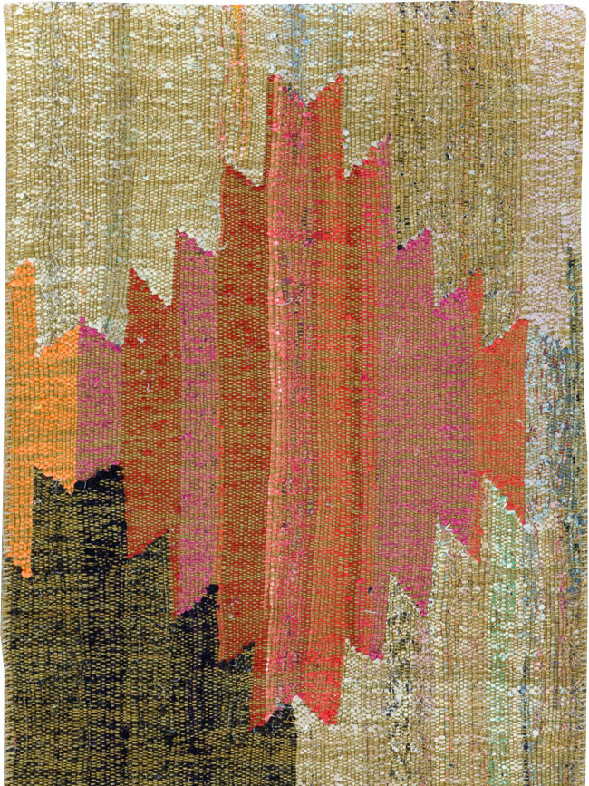 Modern Turkish Flatweave Runner, No.31697 - Galerie Shabab