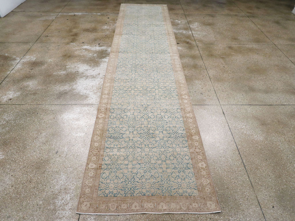 Antique Persian Tabriz Long Runner, No.31698 - Galerie Shabab