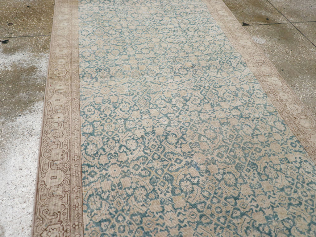 Antique Persian Tabriz Long Runner, No.31698 - Galerie Shabab