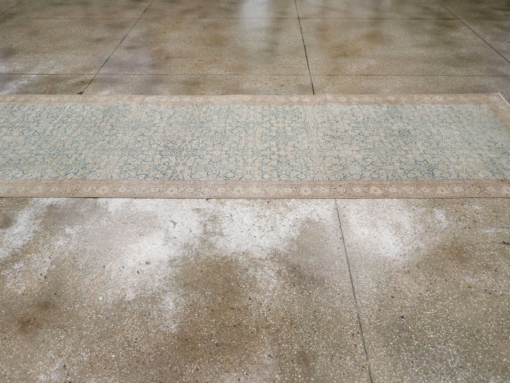 Antique Persian Tabriz Long Runner, No.31698 - Galerie Shabab