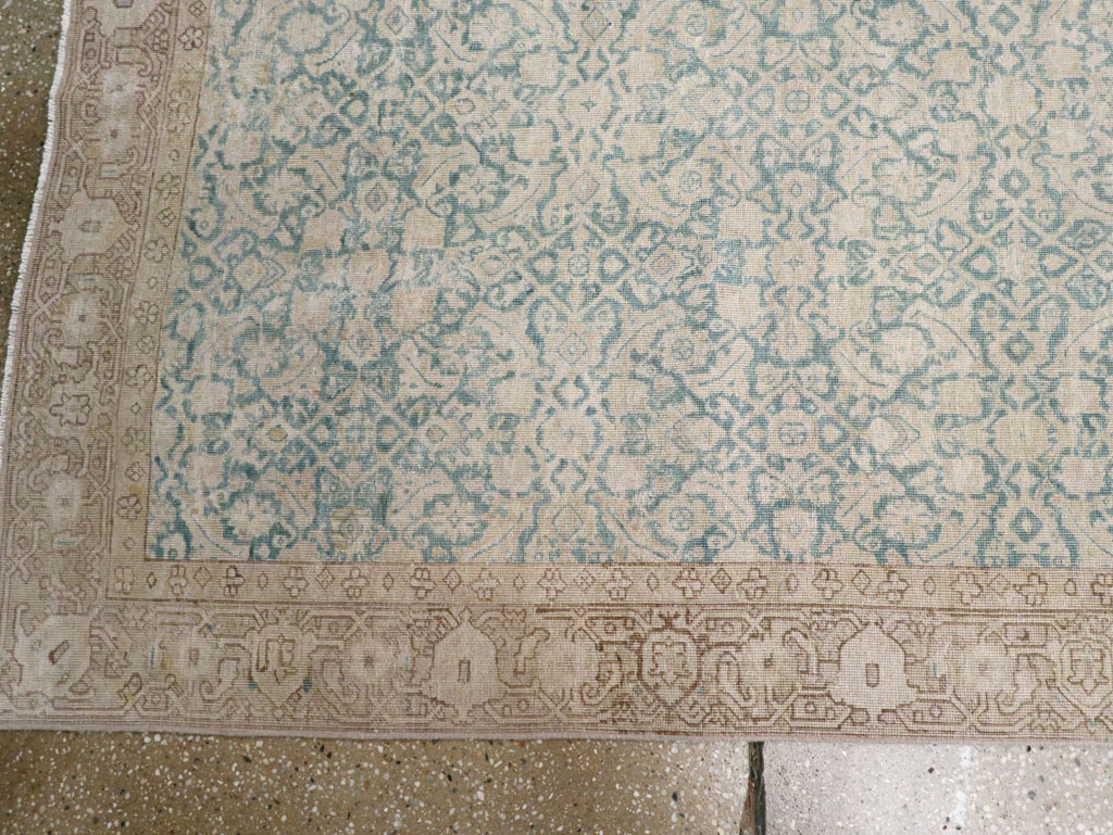 Antique Persian Tabriz Long Runner, No.31698 - Galerie Shabab