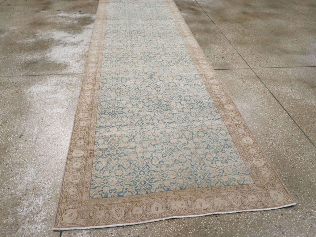 Antique Persian Tabriz Long Runner, No.31698 - Galerie Shabab