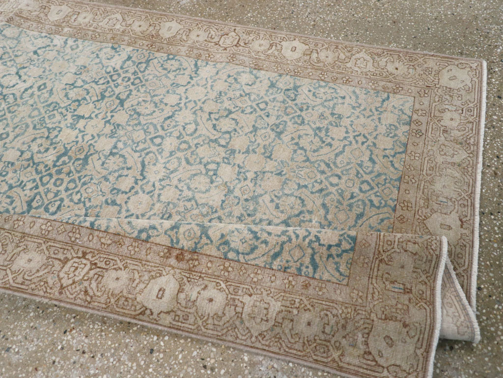 Antique Persian Tabriz Long Runner, No.31698 - Galerie Shabab