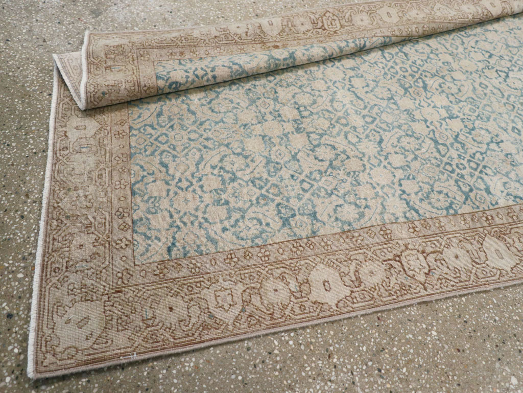 Antique Persian Tabriz Long Runner, No.31698 - Galerie Shabab