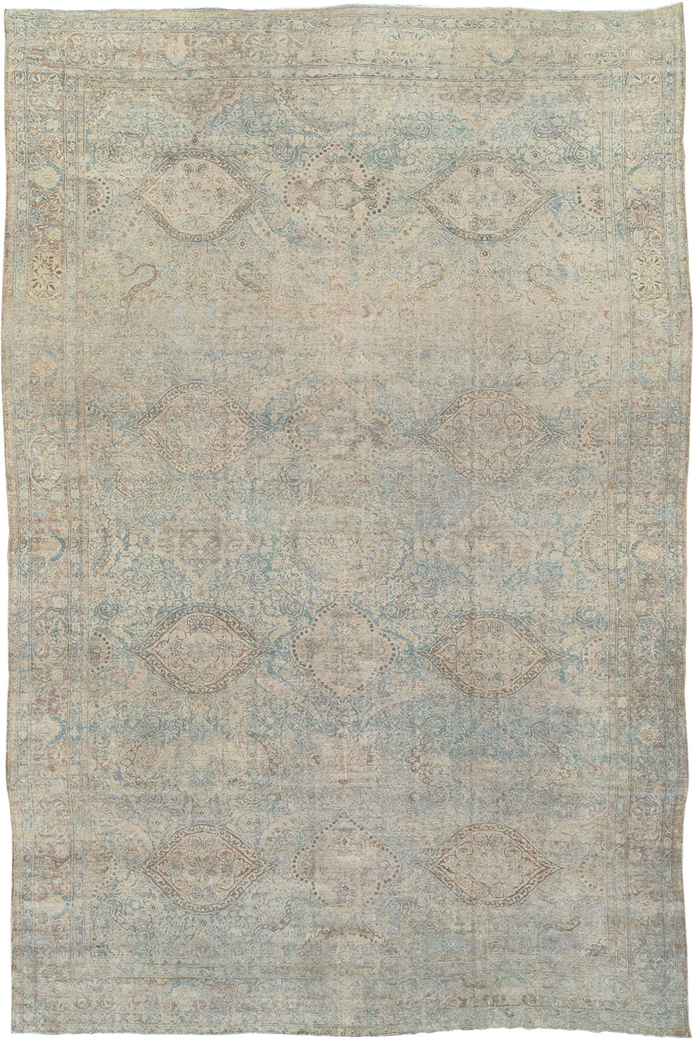 Antique Persian Lavar Kerman Large Carpet, No.31700 - Galerie Shabab