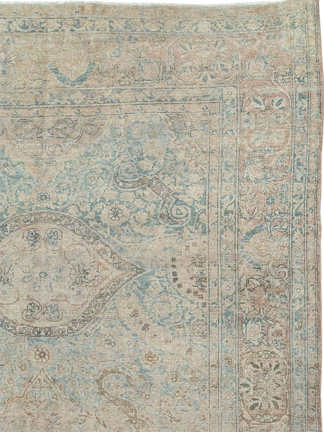 Antique Persian Lavar Kerman Large Carpet, No.31700 - Galerie Shabab