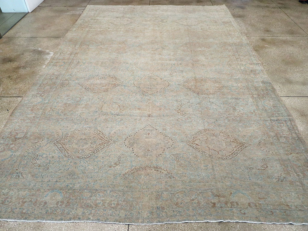 Antique Persian Lavar Kerman Large Carpet, No.31700 - Galerie Shabab