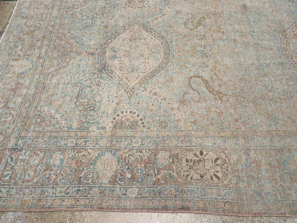 Antique Persian Lavar Kerman Large Carpet, No.31700 - Galerie Shabab