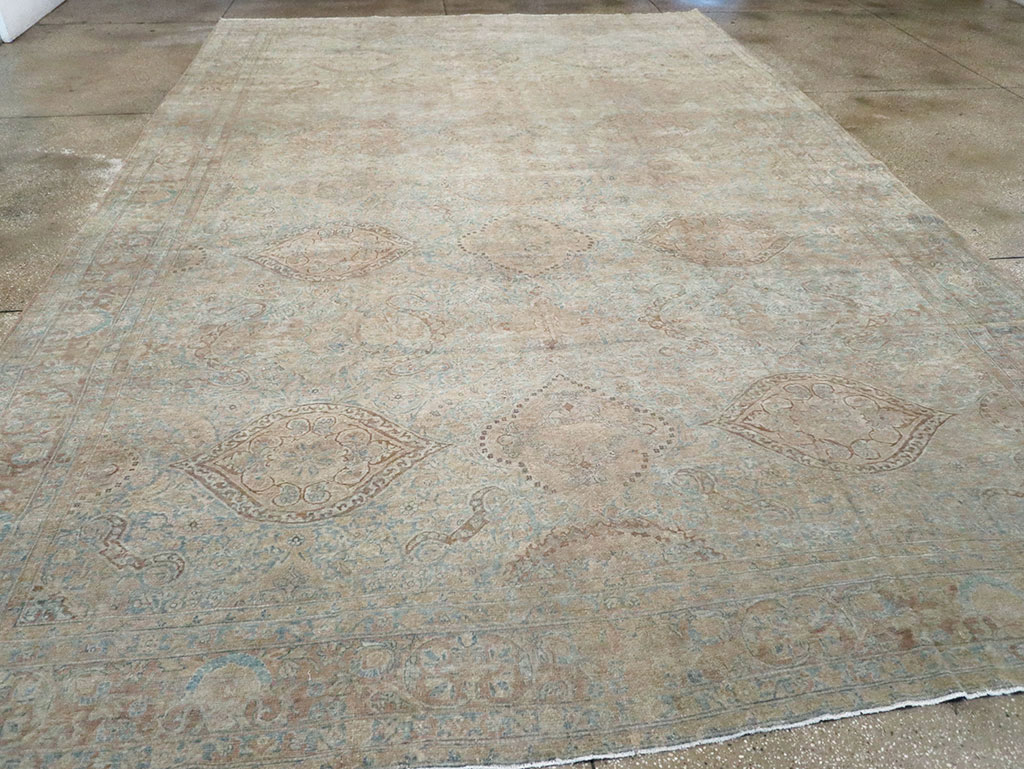 Antique Persian Lavar Kerman Large Carpet, No.31700 - Galerie Shabab