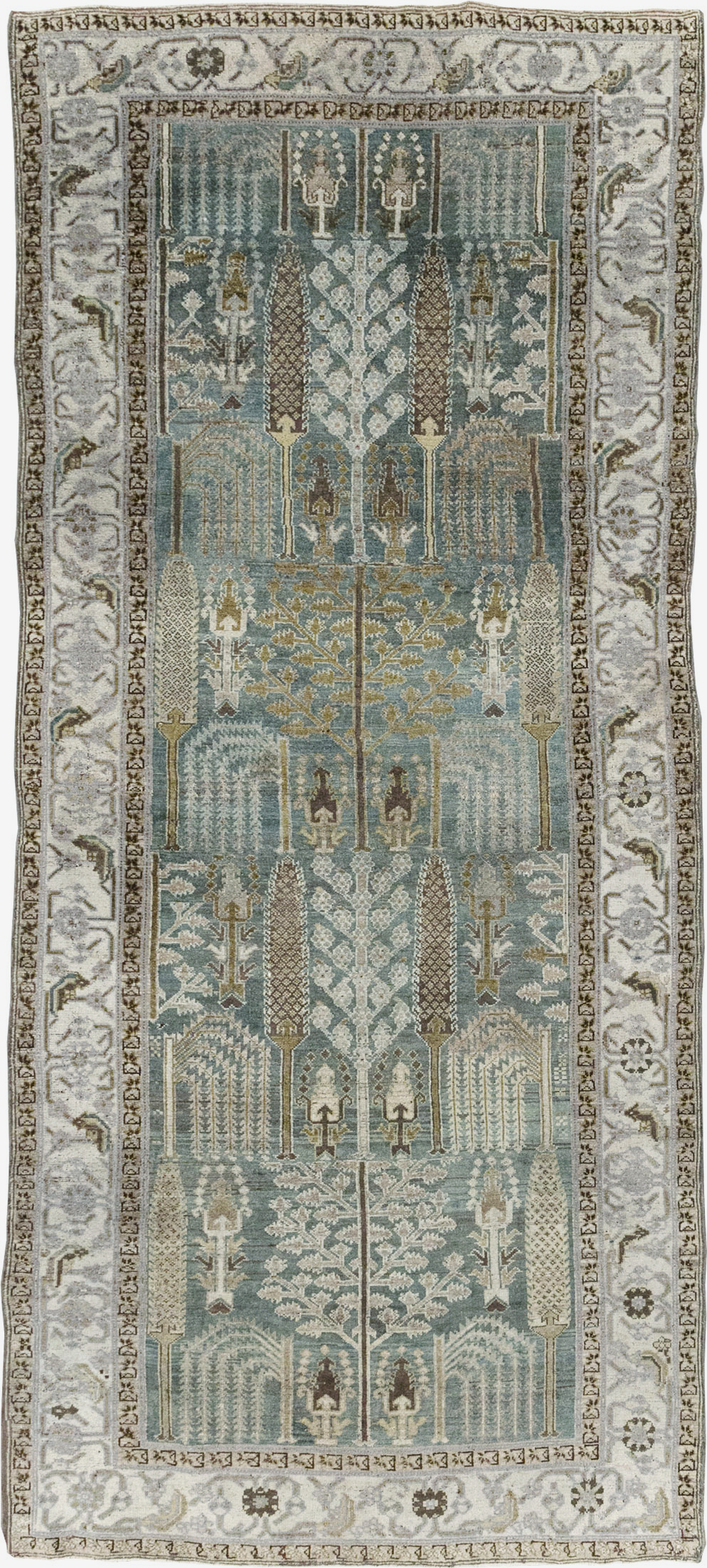 Antique Persian Kurd Gallery Rug, No.31703 - Galerie Shabab