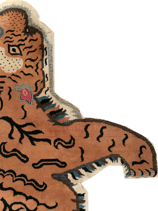 Vintage Pictorial Tibetan Rug, No.31709 - Galerie Shabab