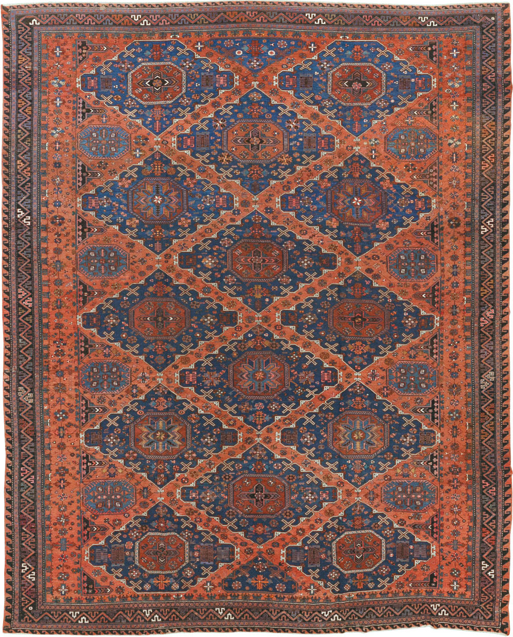 Antique Caucasian Soumak Large Carpet, No.31710 - Galerie Shabab