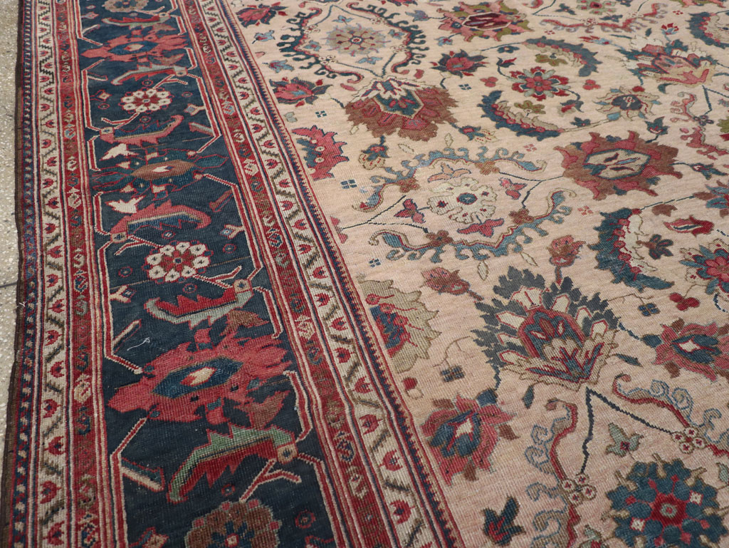 Antique Persian Mahal Room Size Carpet, No.31712 - Galerie Shabab