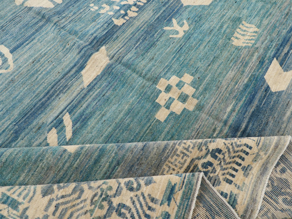 Modern East Turkestan Khotan Room Size Carpet, No.31714 - Galerie Shabab