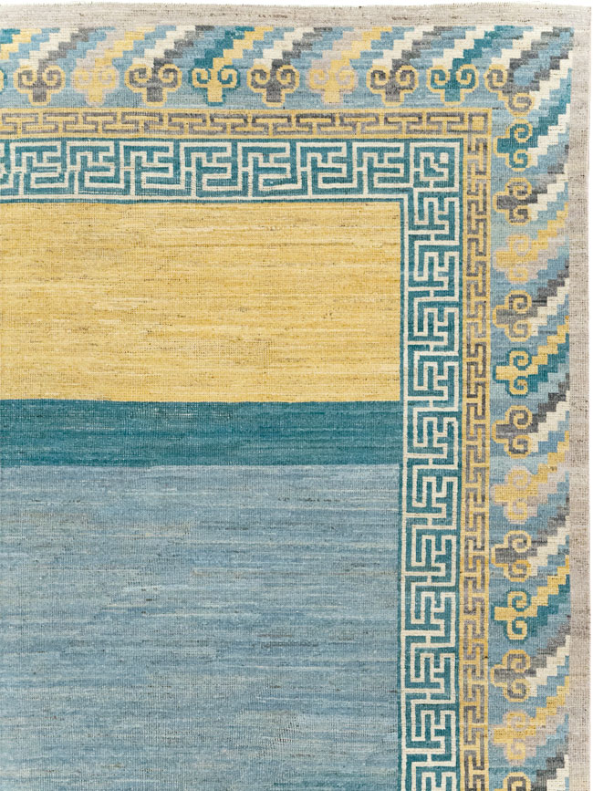 Modern East Turkestan Khotan Room Size Carpet, No.31715 - Galerie Shabab