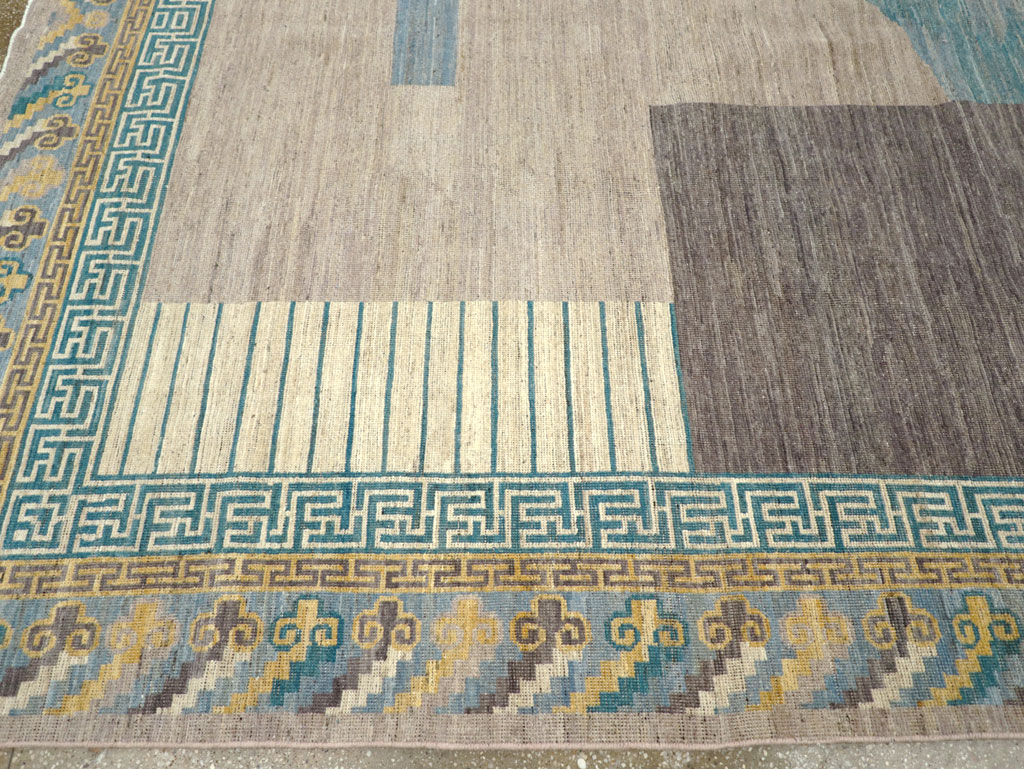 Modern East Turkestan Khotan Room Size Carpet, No.31715 - Galerie Shabab