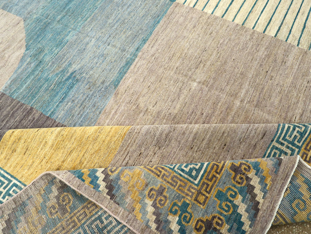 Modern East Turkestan Khotan Room Size Carpet, No.31715 - Galerie Shabab