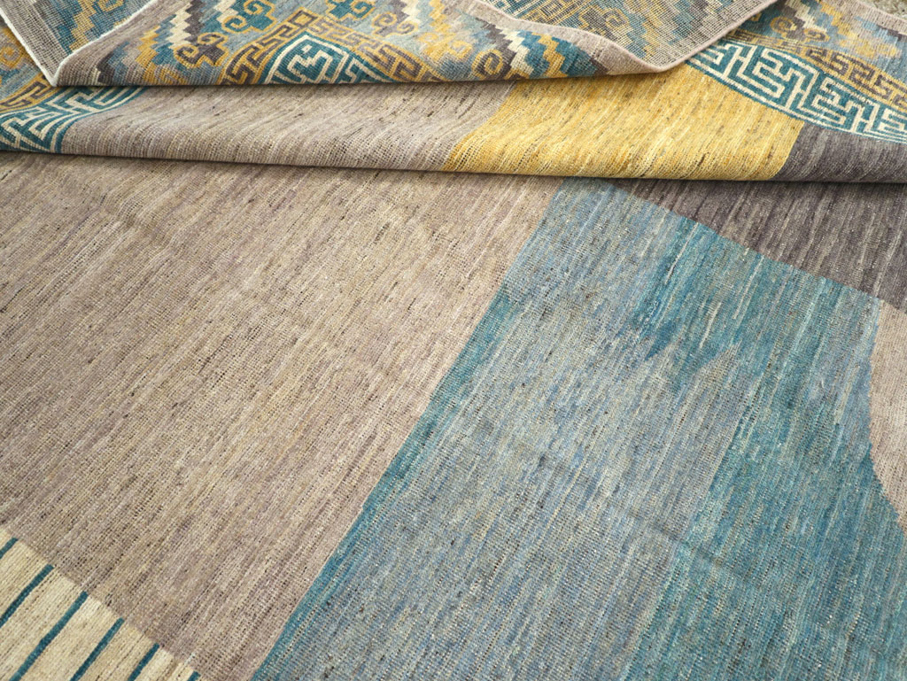 Modern East Turkestan Khotan Room Size Carpet, No.31715 - Galerie Shabab