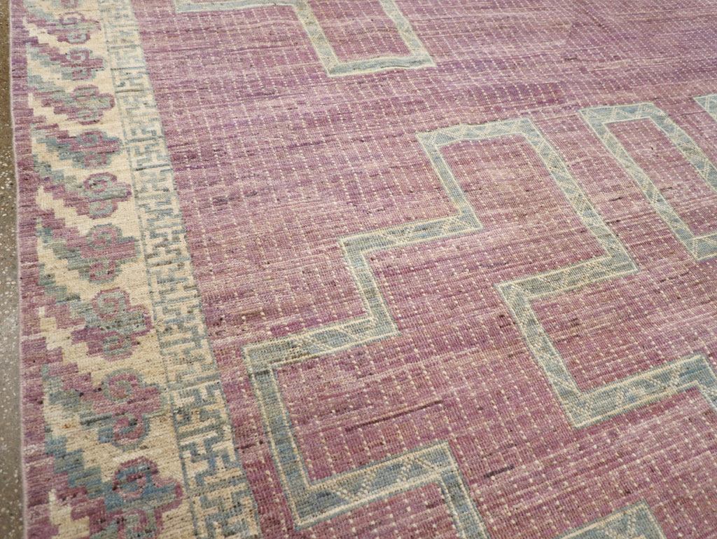 Modern African Tuareg Inspired East Turkestan Khotan Room Size Carpet, No.31720 - Galerie Shabab