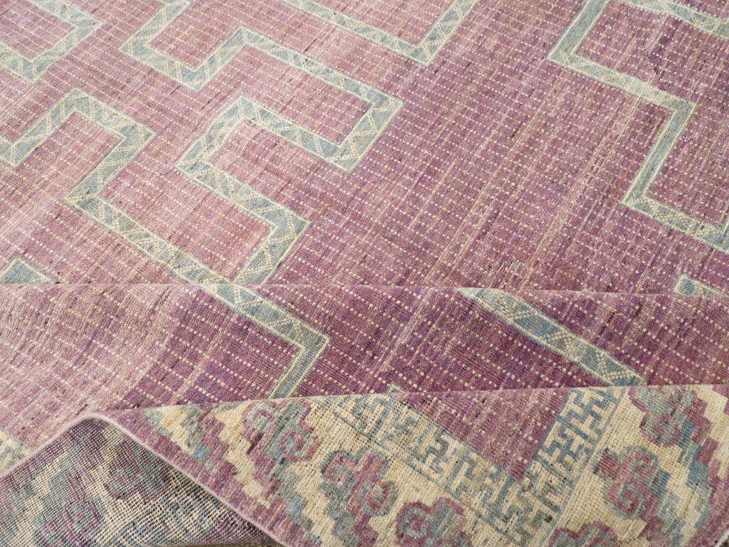 Modern African Tuareg Inspired East Turkestan Khotan Room Size Carpet, No.31720 - Galerie Shabab