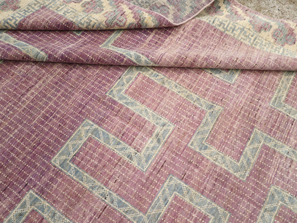 Modern African Tuareg Inspired East Turkestan Khotan Room Size Carpet, No.31720 - Galerie Shabab