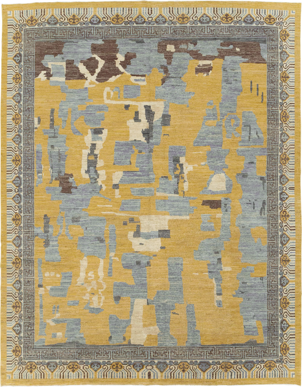 Modern East Turkestan Khotan Room Size Carpet, No.31722 - Galerie Shabab